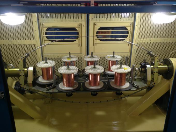 19 Pcs 0.41 Copper Wire Bunching Machine / Equipmet 630 Bobbin Low Noise