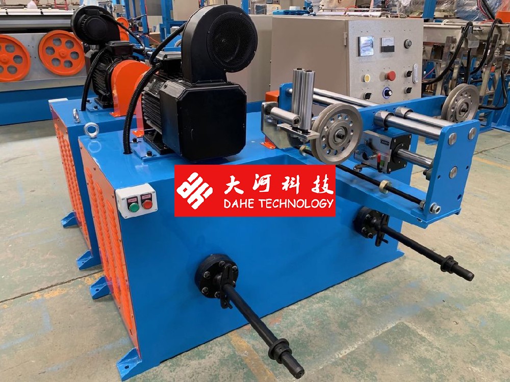 four shafts/bobbins copper wire  active pay off machine