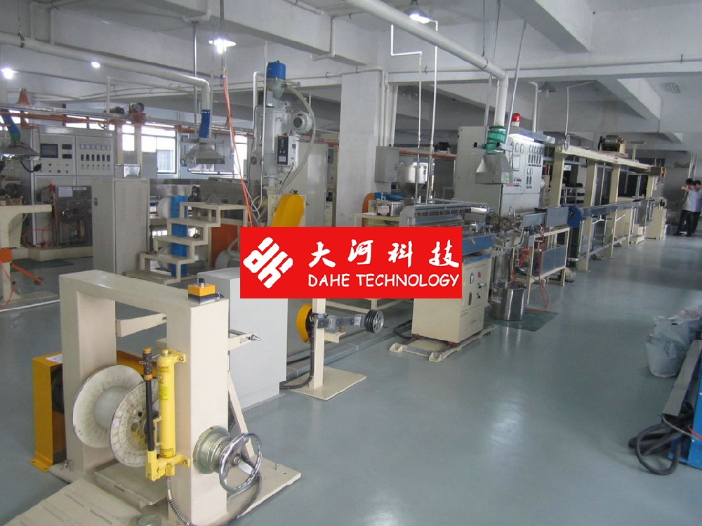 FC Cable Extrusion Machine , FEP FPA ETFE Plastic Extrusion Line With Screw Dia 35mm