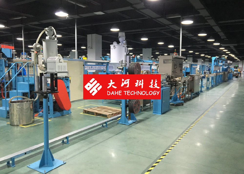 Cable Extruder Machine For BV Building Wire With Finished Dia 2-5mm Screw Dia 70mm