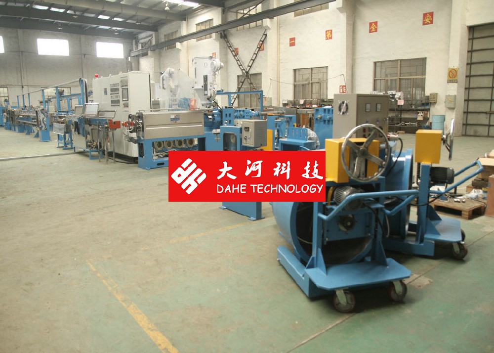 Dahe Cable Wire Extrusion Machine For PVC Extruding Automatic Wire Production Line