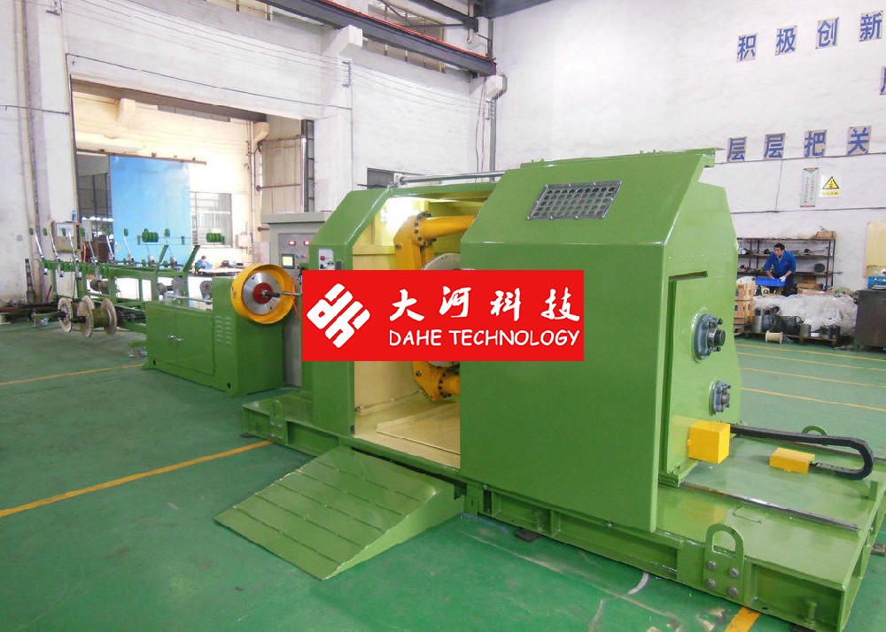 Dahe ISO Cable Twisting Machine Stepless Control , 500Rpm Wire Bunching Machine