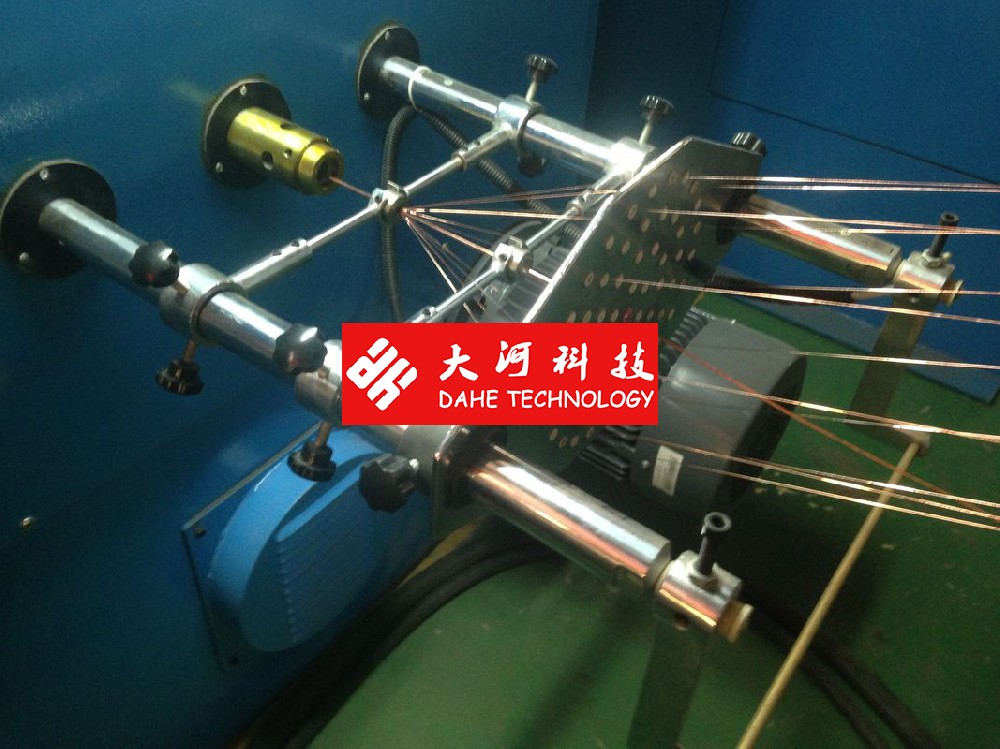 19 Pcs Nickel Wire Bunching Machine / Cable Twisting Machine 0.41 / 0.52 / 0.64