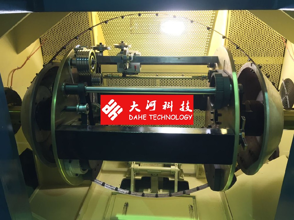 Apple Green Copper Automatic Wire Twister / Cable Machinery With Touch Screen