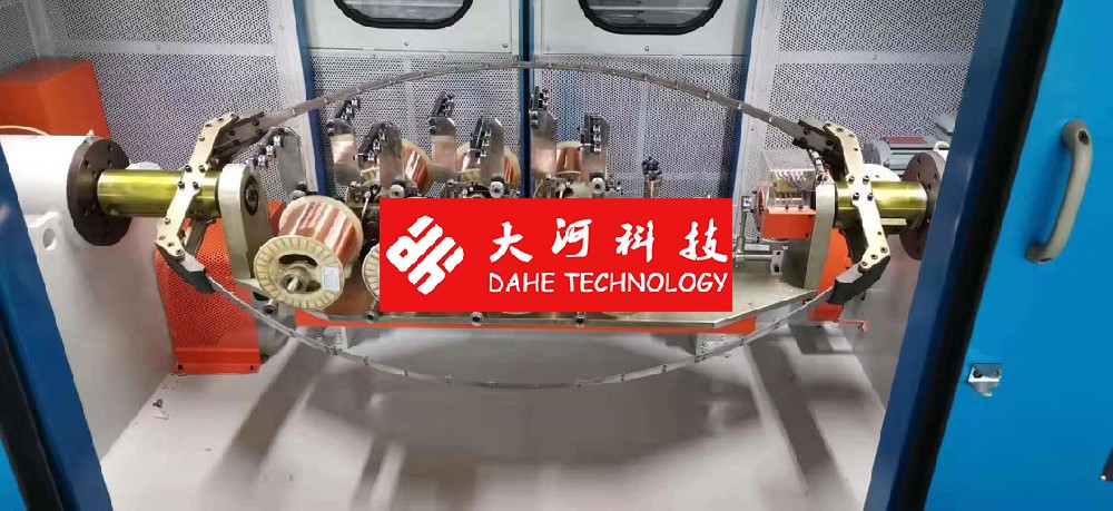 Advanced Copper Wire Bunching Machine For Bunching 19 Pcs Wires ISO 9001 Approval