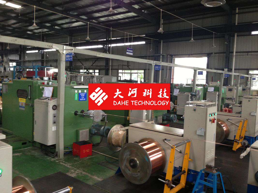 Dahe Double Twist Bunching Machine , Copper Wire Bunching Machine
