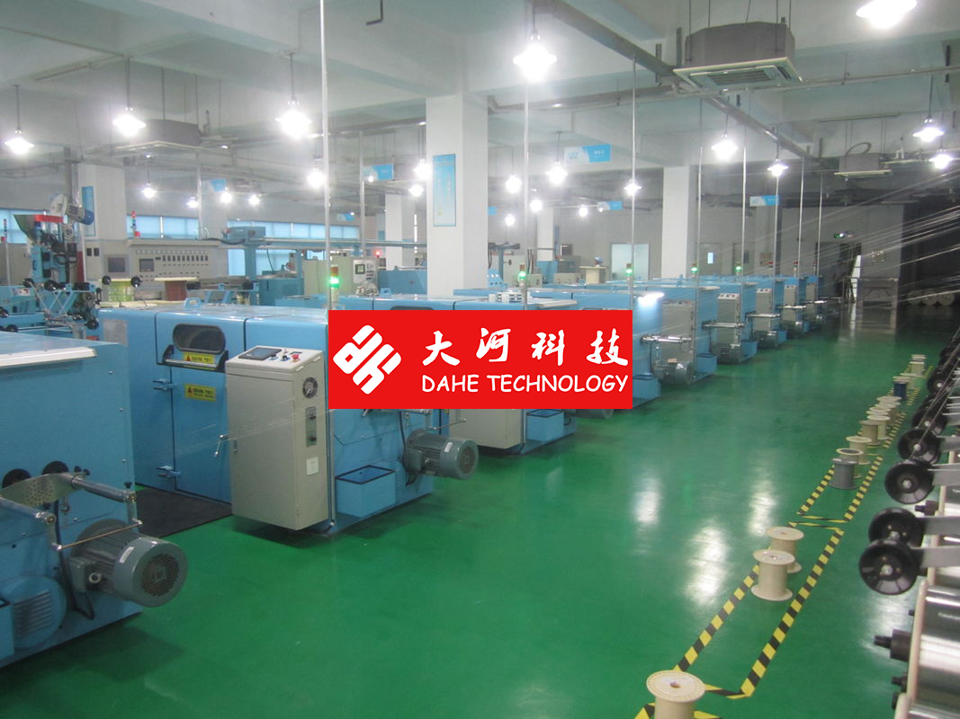 Dahe Sky Blue Double Twist Copper Wire Bunching Machine  Diameter 630mm