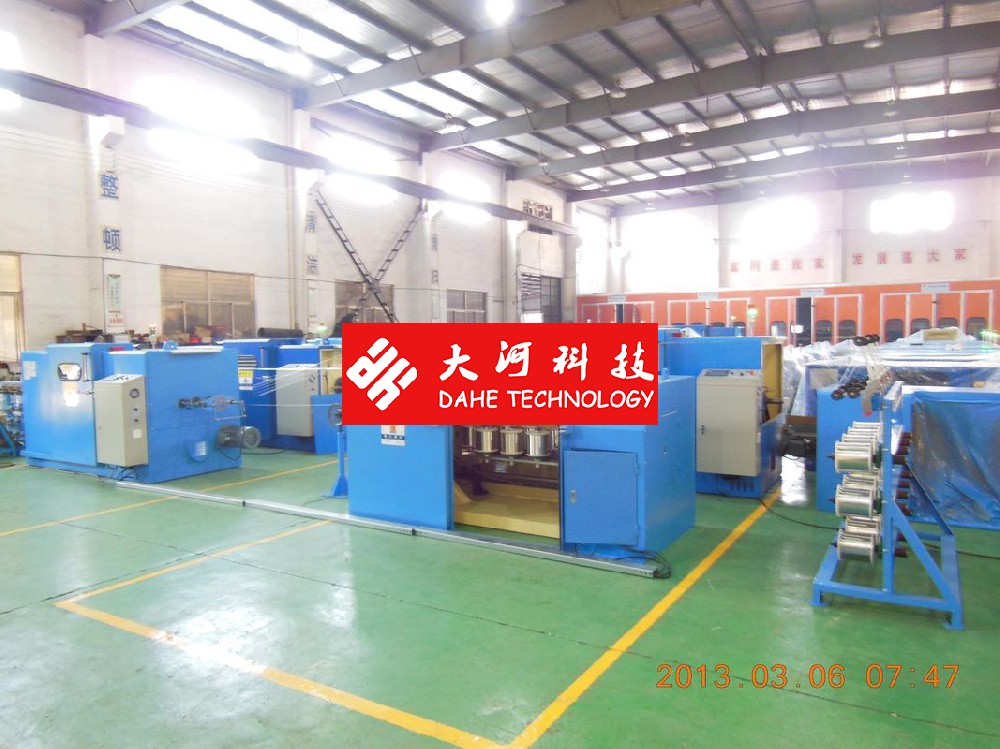 Dahe Flexible 1+6+12 Copper Wire Bunching Machine 19Pcs φ0.16mm - φ0.64mm Dia