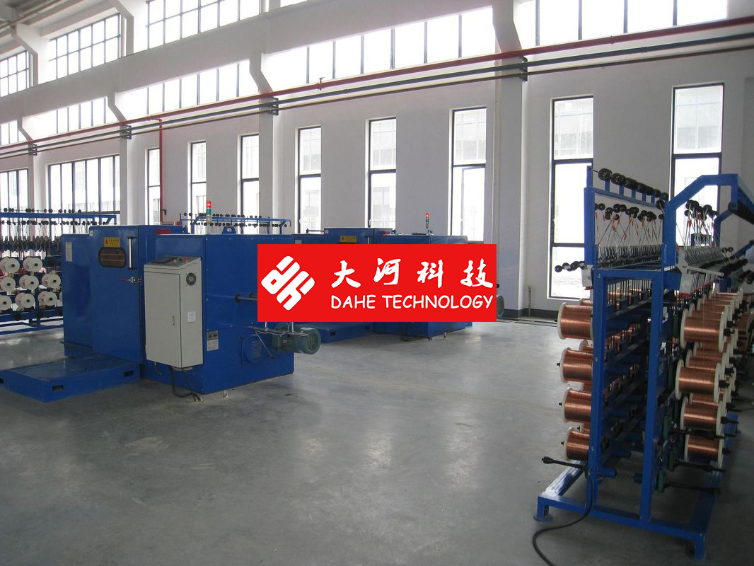 Passive / Active Pay Off Copper Wire Bunching Machine / Equiment 50 Heads / Set
