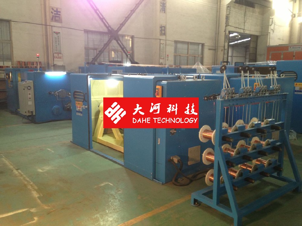 Dahe 4000Twist Copper Wire Bunching Machine With Touch Screen Operation