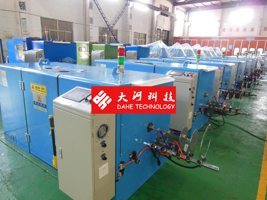 Tiny Copper Wire Twisting Machine Sky Blue Shaft Dia 400mm Bobbin