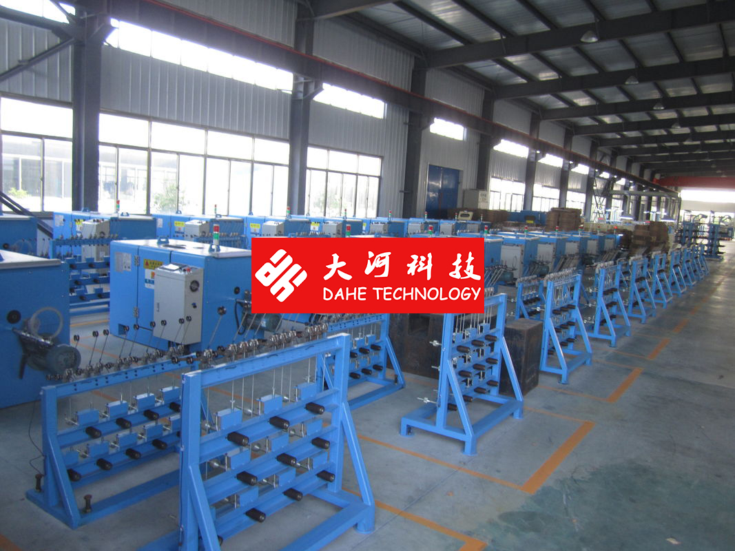 Sky Blue Copper Wire Bunching Machine 5000 Rotating Speed With Touch Screen Operation