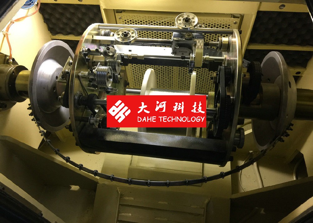 4000rpm Alloy Copper Wire Twisting Machine , S Lay Sky Blue Wire Stranding Machine
