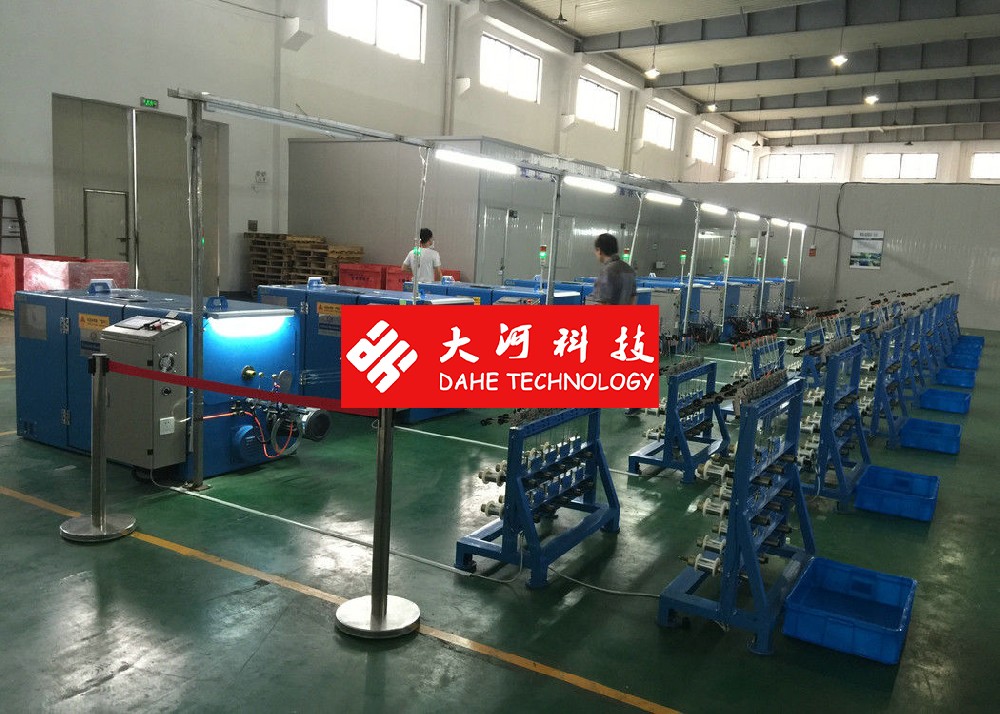 0.03mm Copper Wire Twisting Machine 24 Zones Double Twist Buncher