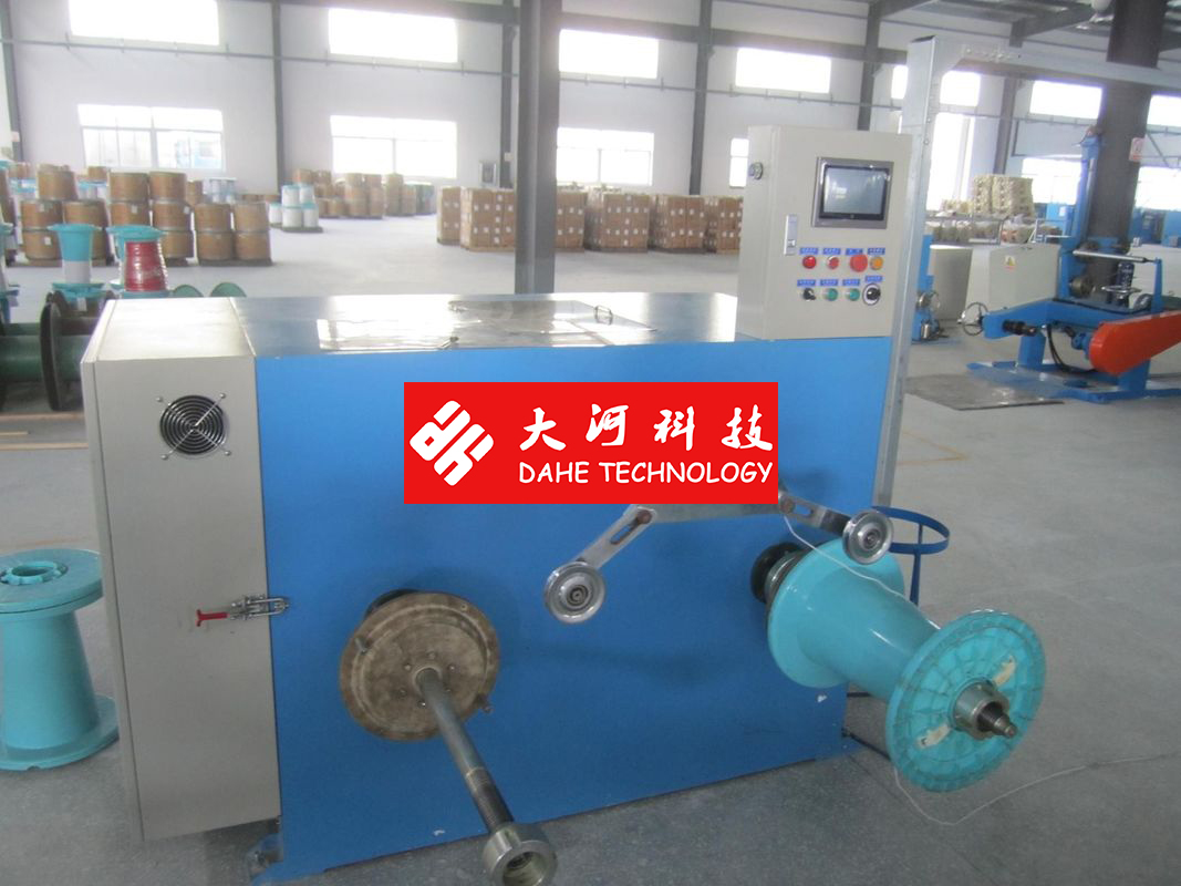 Double Twist Buncher Copper Wire Take Up Machine 1600Mm Bobbin
