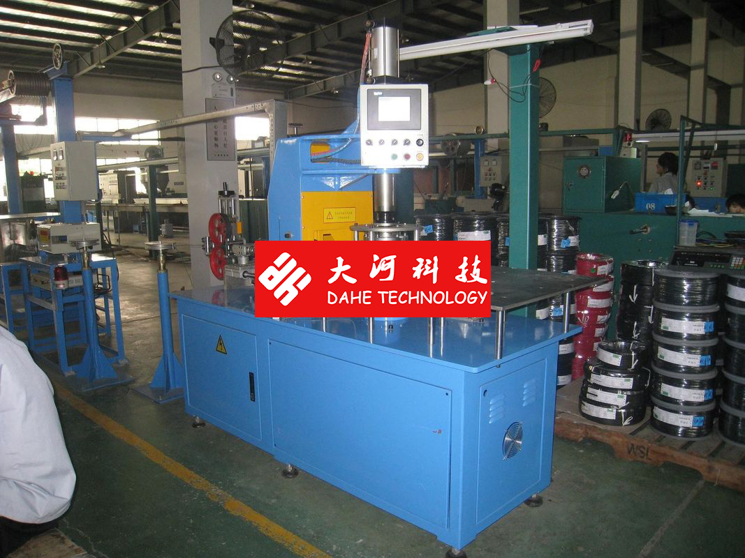 500M / Min Double Twist Bunching Machine , Automatic Cable Coiling Machine