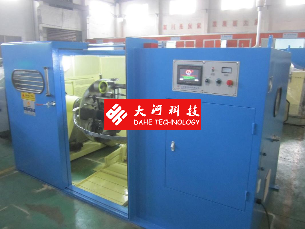 Silver Jacketed Wire Double Twist Bunching Machine With Touch Screen Operation