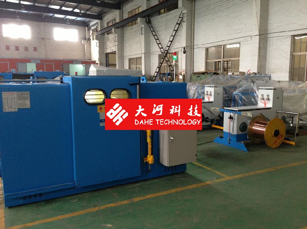 Bare Copper Double Twist Bunching Machine 1.2Kgf Magnetic Powder Clutch