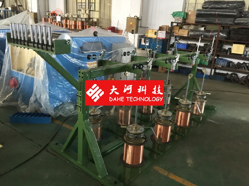 Powerful Double Twist Bunching Machine For Bare Copper Wire / Tinned Wires