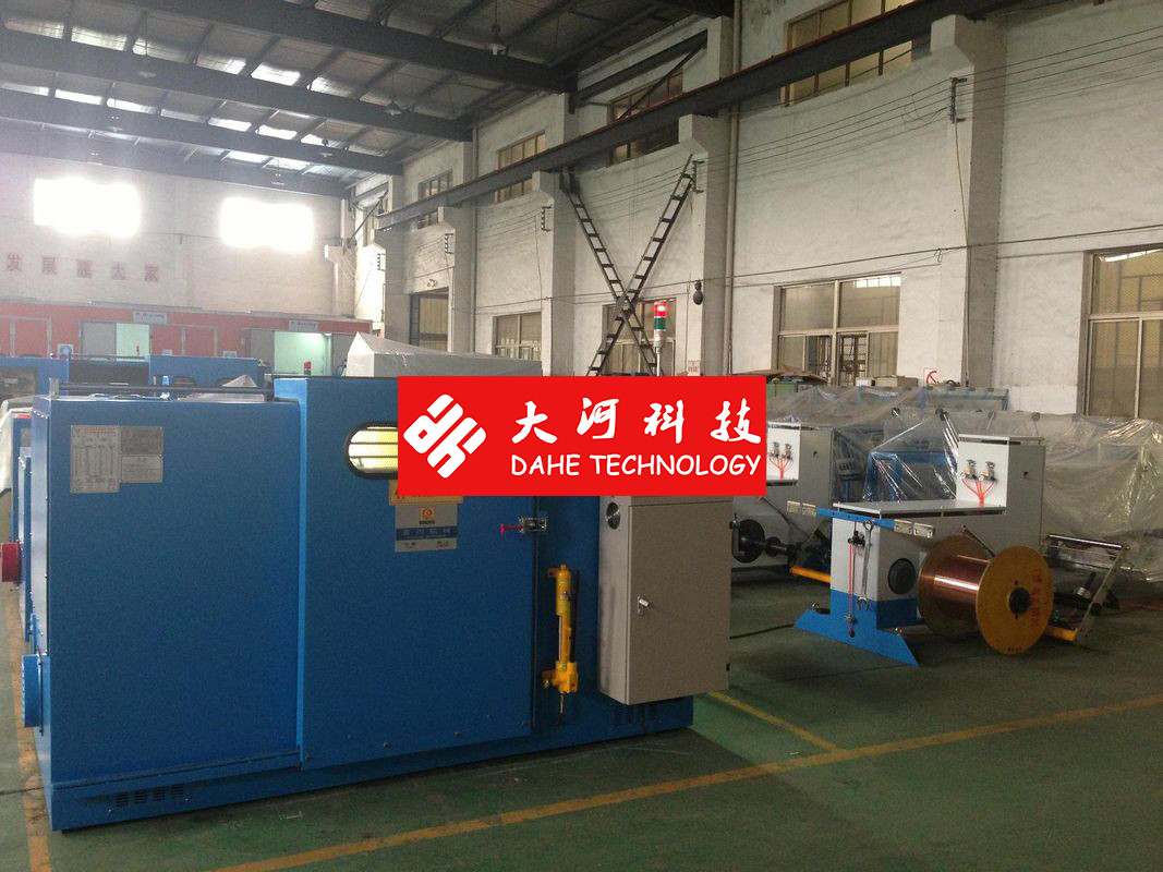 Sky Blue Wire Buncher Machine With Core Wire Stranding Outer Dia 1 To 6mm