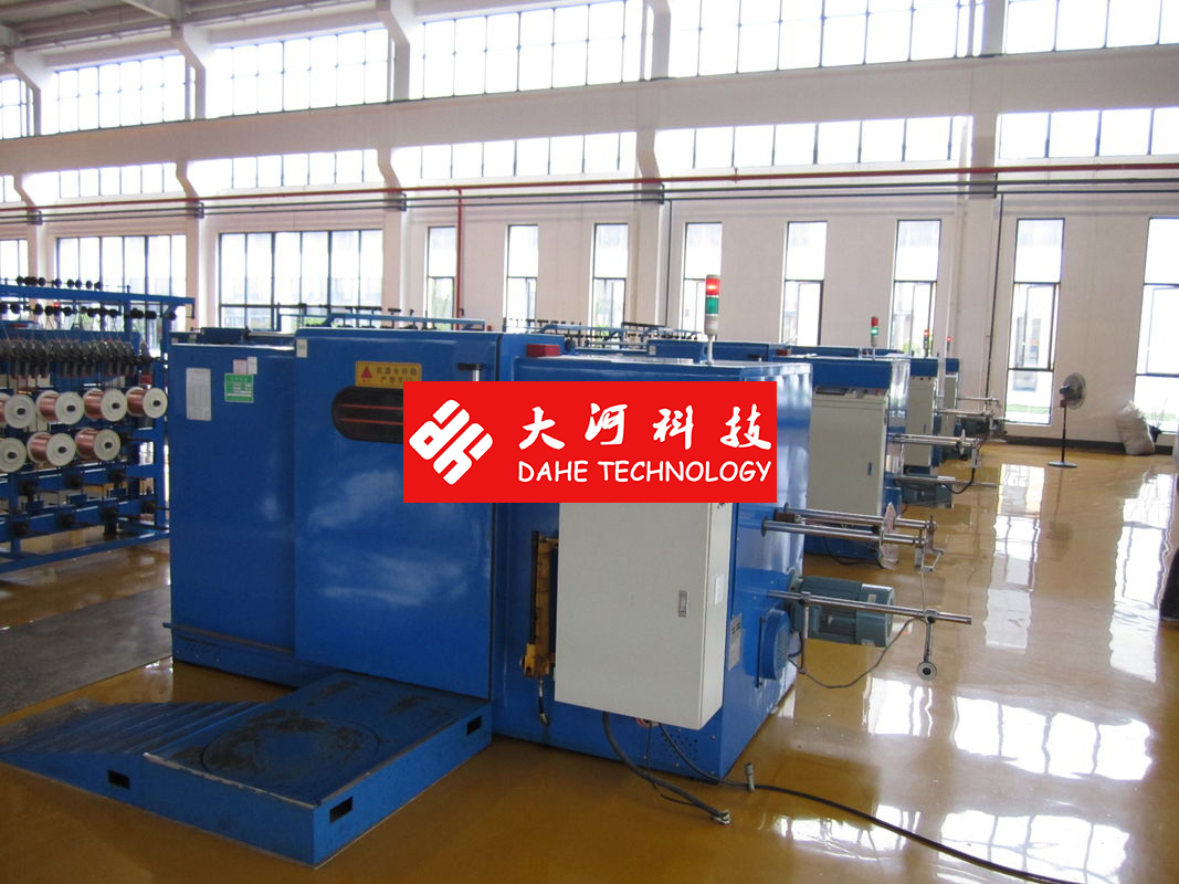 Double Twist Buncher Wire Stranding Machine 5Kgf Magnetic Powder Clutch