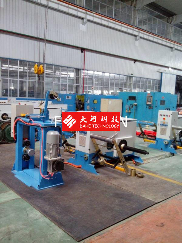 Doubling Wire Twisting Machine , Active Copper Wire Bunching Machine
