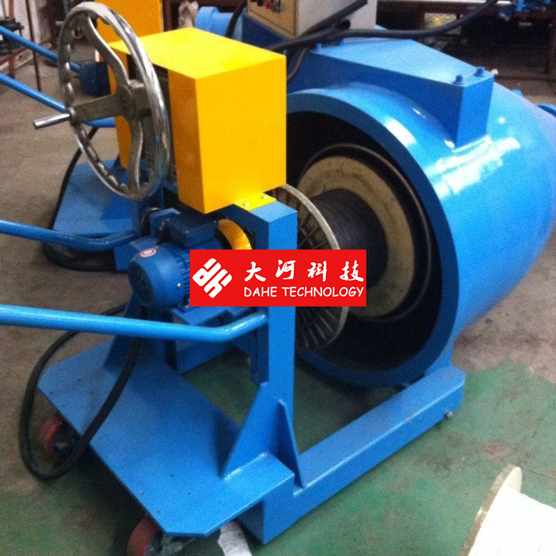 Dahe Lut Barrel Up Pay Off for Plastic Extrusion Line 800mm Bobbin