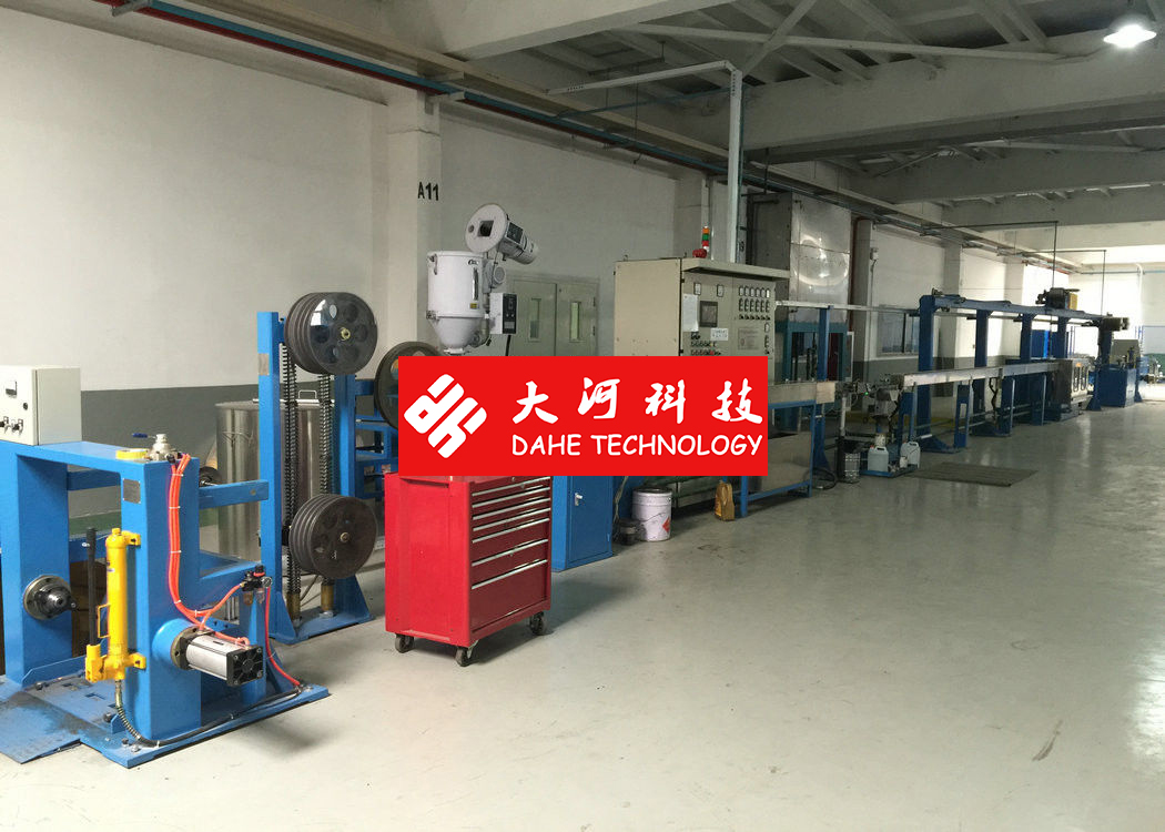 Dahe Nylon Wire Photovoltaic Plastic Extrusion Line / Equipment Flame Resistant