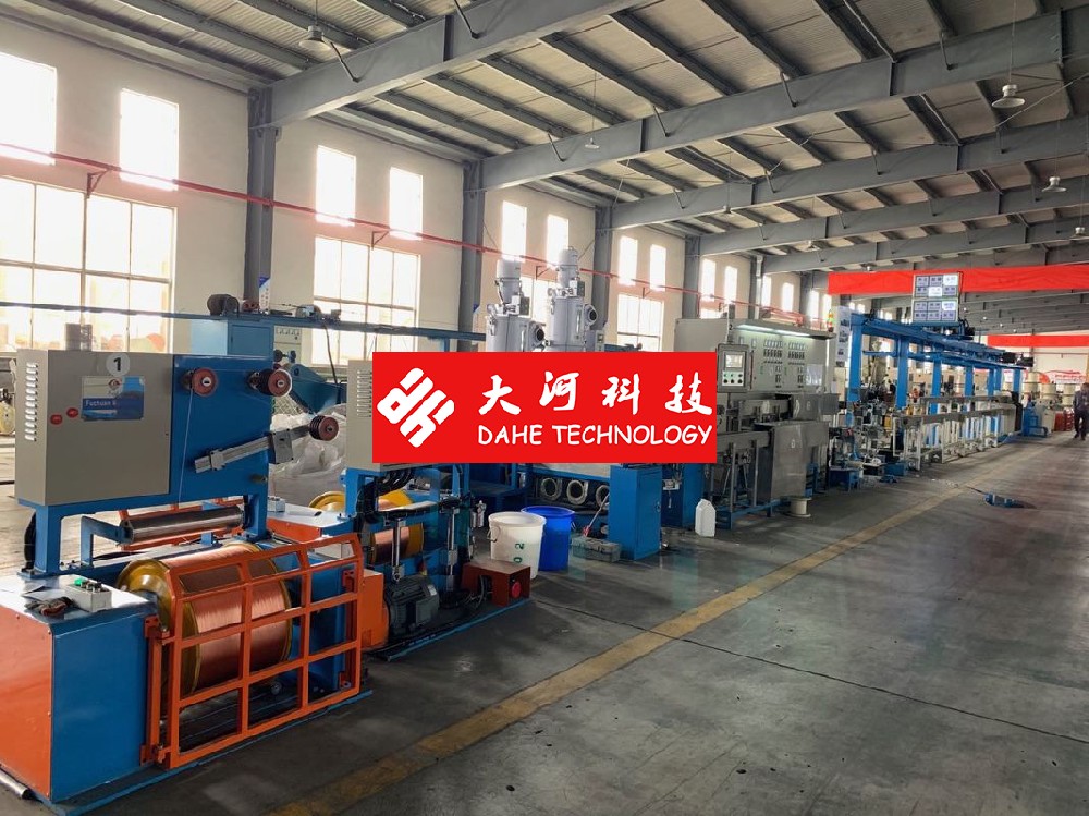 Dahe PP Plastic Extrusion Line Mainly For Automatic Wire Insulated and Sheathing