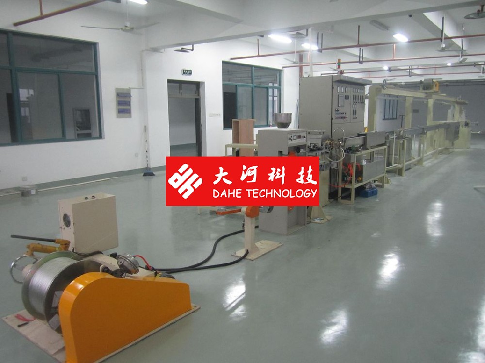 Dahe PVC Extrusion Machine For Power Cable Wire Dia 6-25mm With Screw 90mm