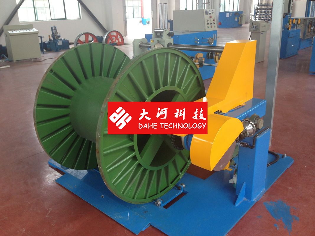 Wire Take Up PVC Extruder Machine Big Shaft Cable Sheathing Line