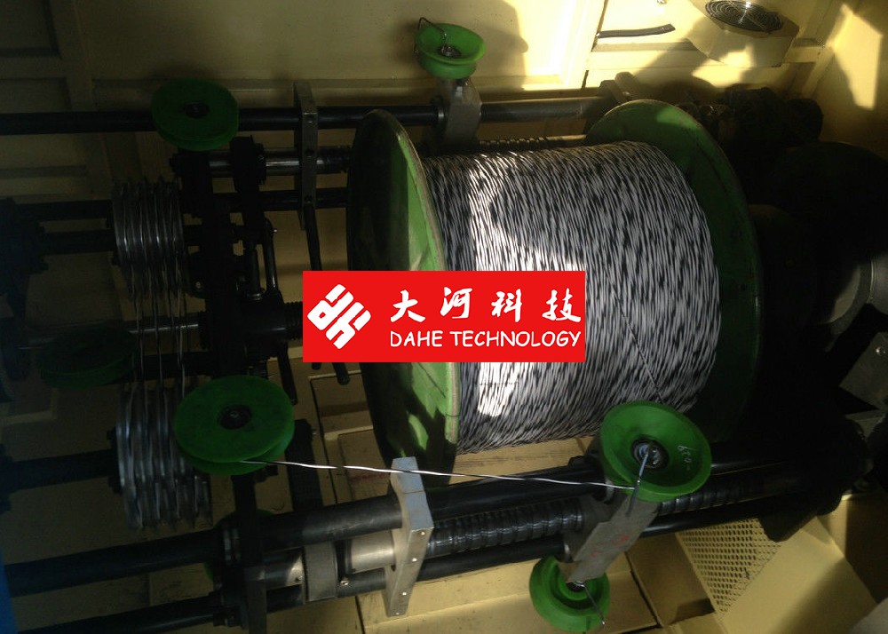 1.0mm - 6.0mm Single  Wire Twist Machine 1250  Touch screen+ PLC+ magnetic powder clutch