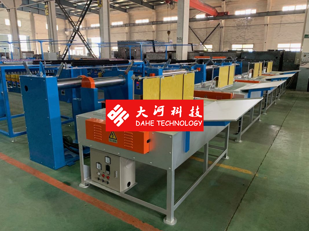 Brush Pay Off Wire Annealing Machine With Tube Type Tinning Furnace