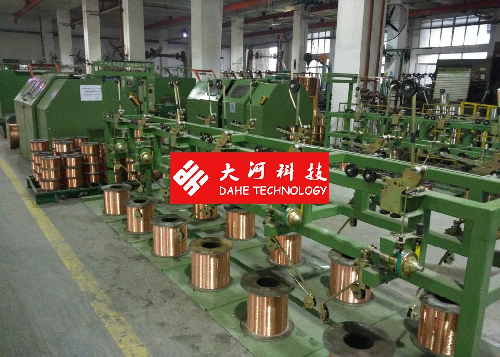 Ultra Fine Copper Wire Tube Annealing Machine , Energy Saving Wire Tinning Machine