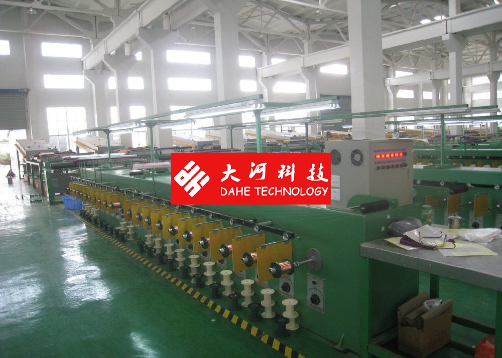 Tube Tinned Annealed Copper Wire Tinning Machine 68Kw 300 Pay Off Bobbin