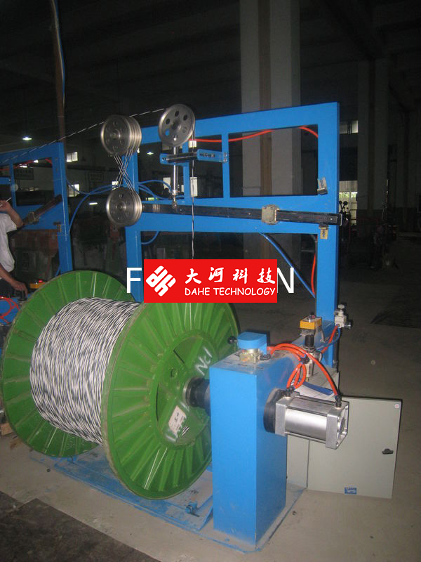 Pay Off  Electrical Core Wire Bunching Machine Single Shaft Active Type