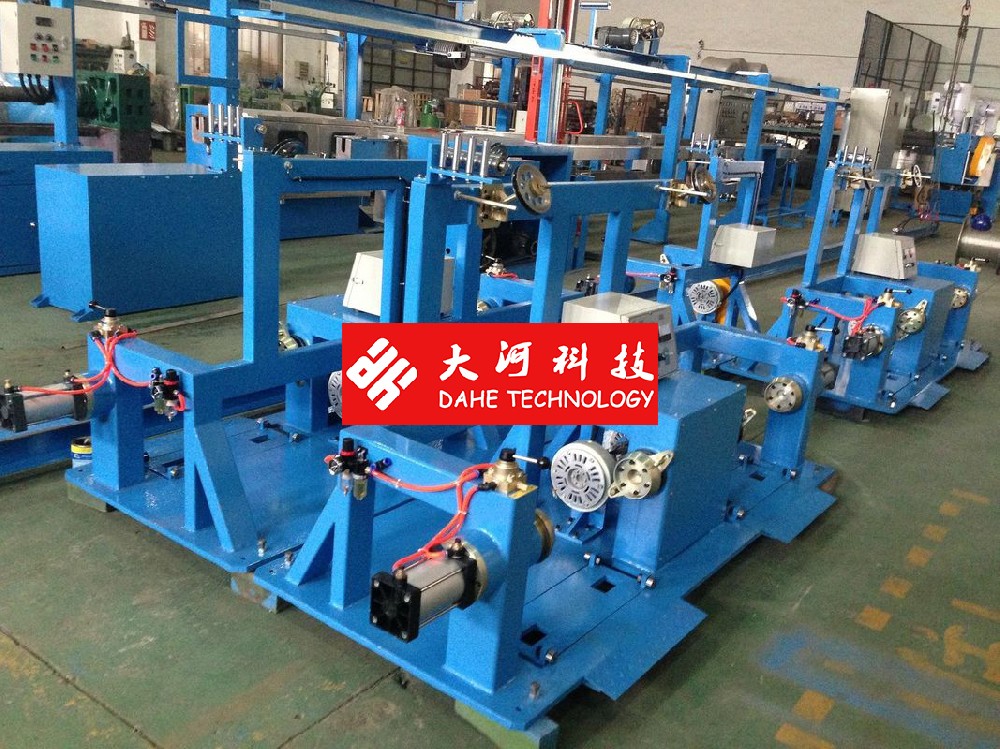 Shaftless Passive Pay Off  Wire Bunching Machine 0.7mm Screw 200m / min