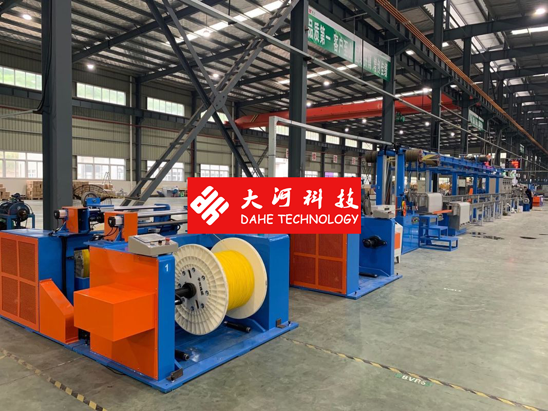 Custom Pvc Wire Making Machine / OEM Cable Wire Manufacturing Machines