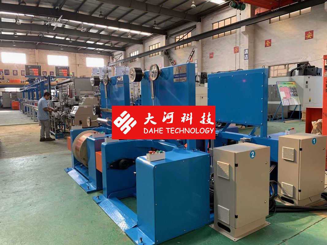Flexible Cable Wire Manufacturing Machines / Sheathed Cable Extrusion Line