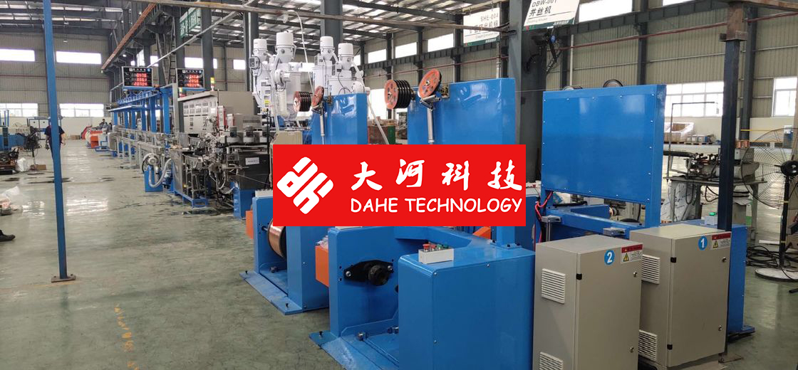 Compact Structure Wire Extruder Machine For Drawing BV Building Wire
