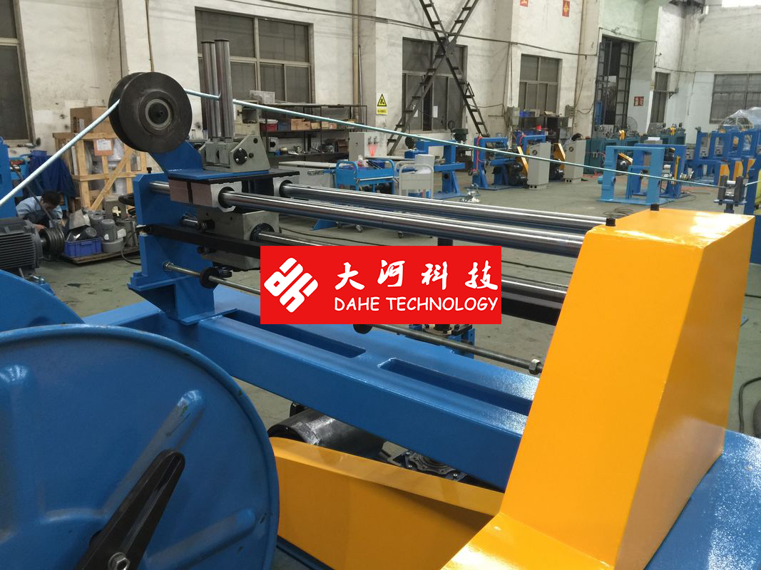 User Friendly Cable Extrusion Machine / Plastic Cable Double Twister