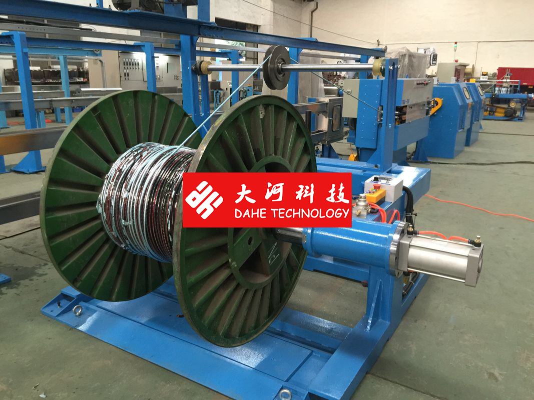 Automatic Tension Control Wire Extruder Machine With Security Protection