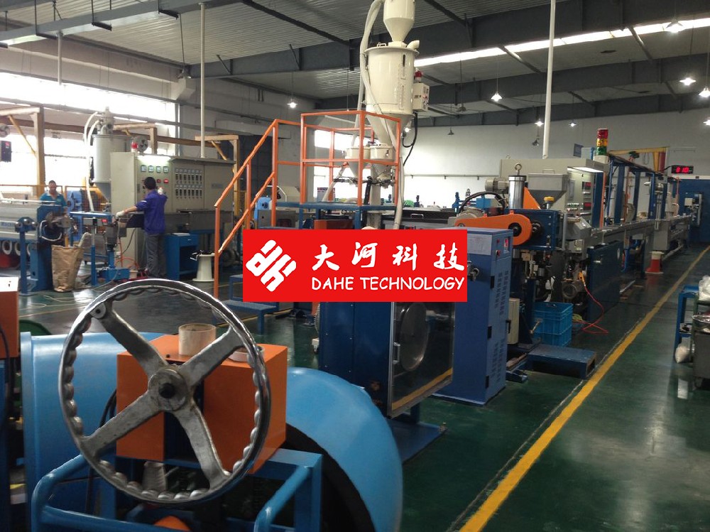 Powerful Electric Wire Making Machine / PVC Cable Extrusion Machine