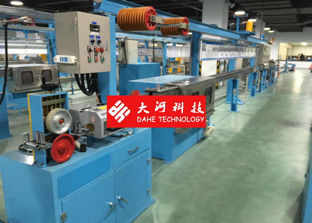 Automobile Wire / Plastic Insulating Wire Extrusion Machine With Screw Dia 60mm