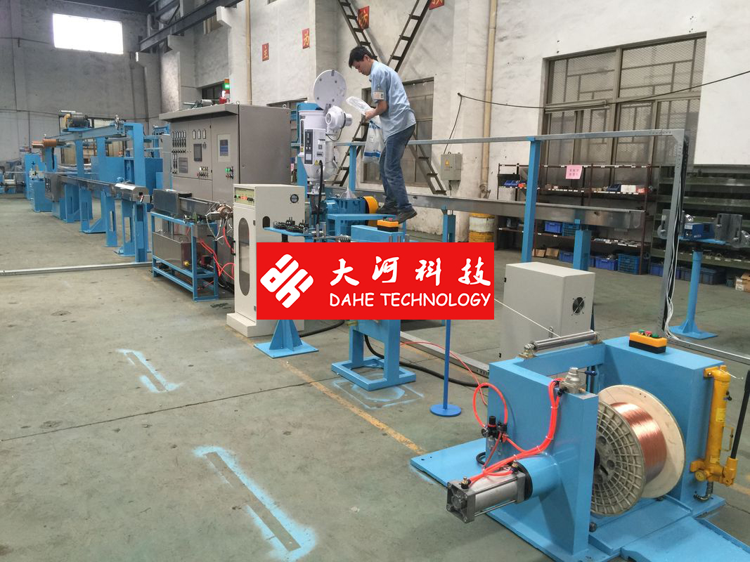 FEP FPA ETFE Wire Extruder Machine 500rpm Fluorine Plastics Insulating