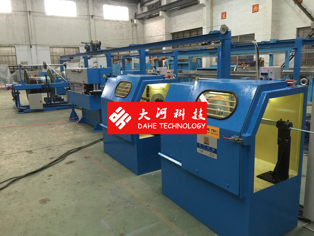 Copper Wire Extruder Machine One Shaft With 1000 Take Up Machine