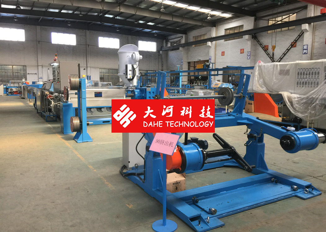 DHT-1250 Magnetic Tension Wire Pay Off Machine And 1250 Take Up Machine For Extruder Line