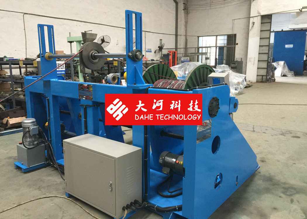 Core Wire Extruder Machine Passive Type Pay Off 1600mm Take Up Bobbin