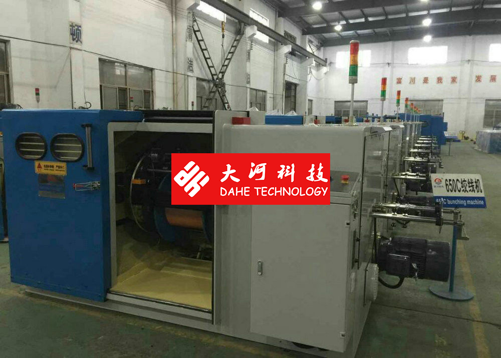 7pcs Nickel  Wire Twisting Machine / Bunching machine Diameter 630Mm Touch Screen Operation