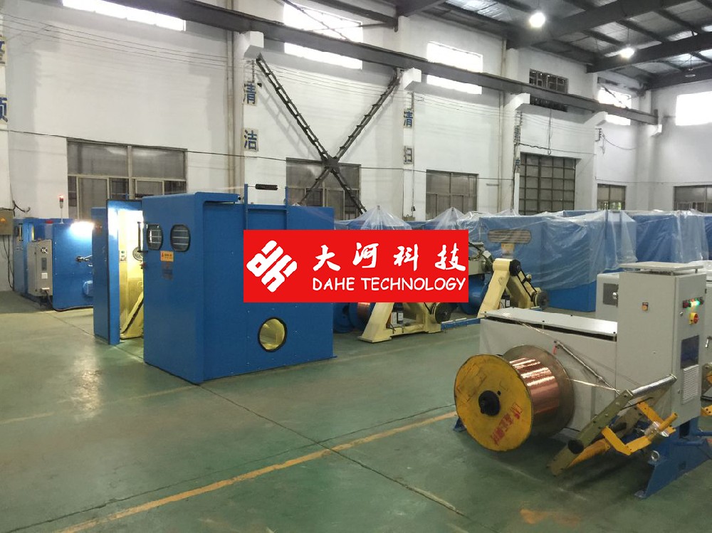 Dahe 19Pcs Flexible Wire Twisting Machine , Tinned Wire Bunching Machine